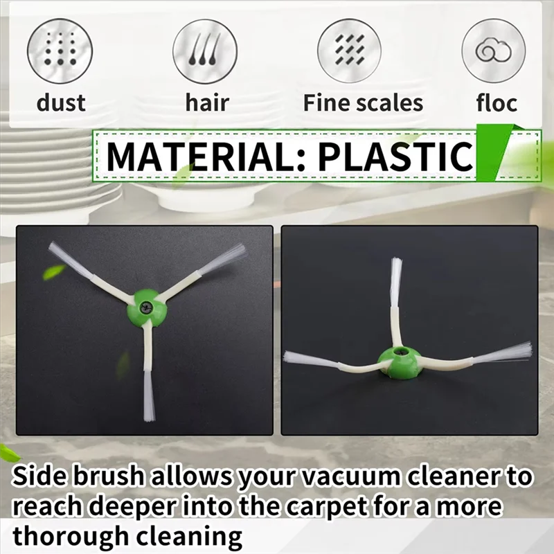 BFYL Per Irobot Roomba I7 I7+ I8 I8+ I1 I2 I3 I3+ I4 I4+ I6 I6+ E5 E6 E7 J6 J7 J7+/Plus E I & J Serie Spazzola per filtro aspirapolvere