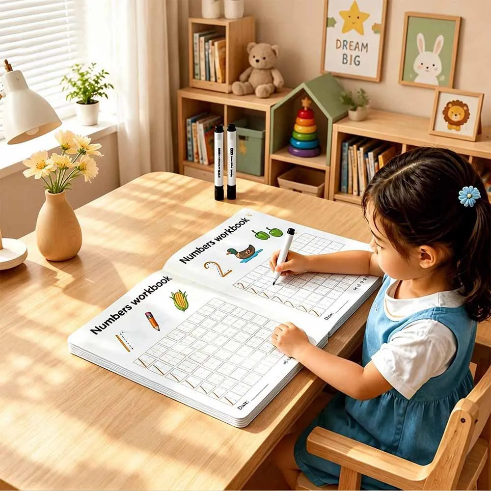 Numbers Tracing Workbook for Kids - 0-100 Handwriting Practice, Pen Control Exercise, Early Learning Activity Book