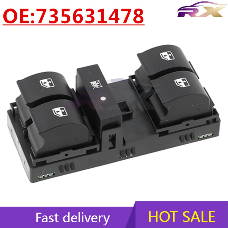 

OEM:735631478 Suitable For Fiat Automobile Glass Lifter Switch Power Windows Control Switch