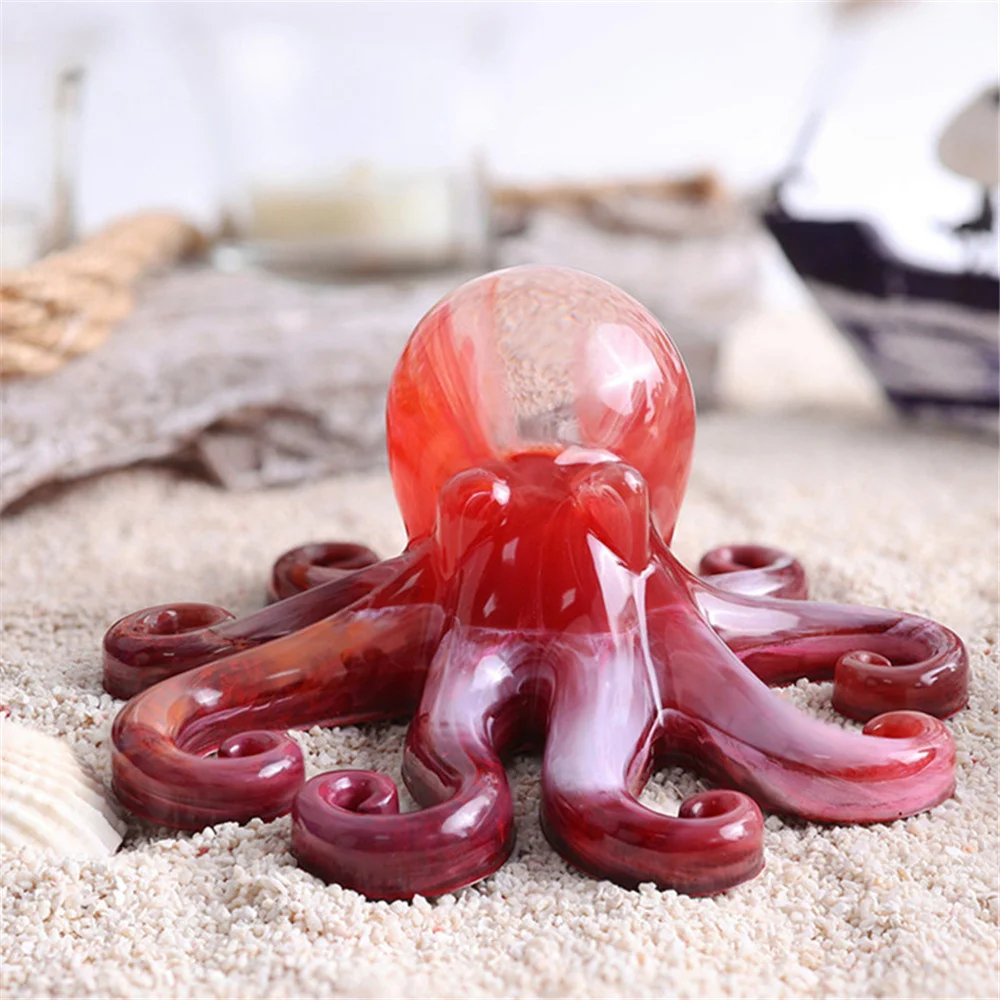 DIY 3D Octopus Candle Mold Handmade Aromatherapy Soy Wax Candle Silicone Mold Chocolate Cake Making UV Epoxy Resin Soap Molds