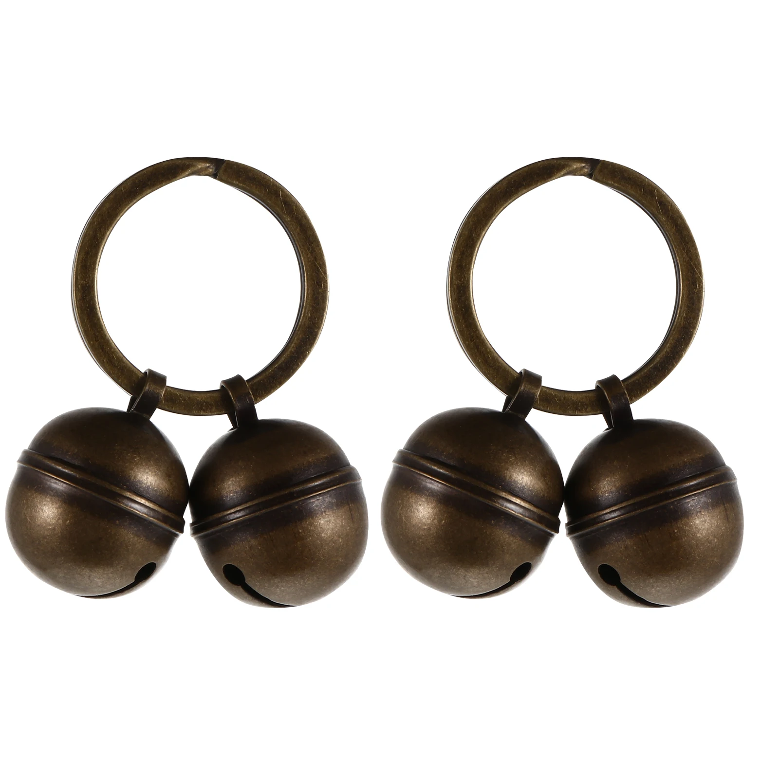 

Pet Copper Accessories for Dog Collar Key Ring Loud DIY Chain Diy Bell Accessories 2 Sets Retro Home Decor Pet Supplies