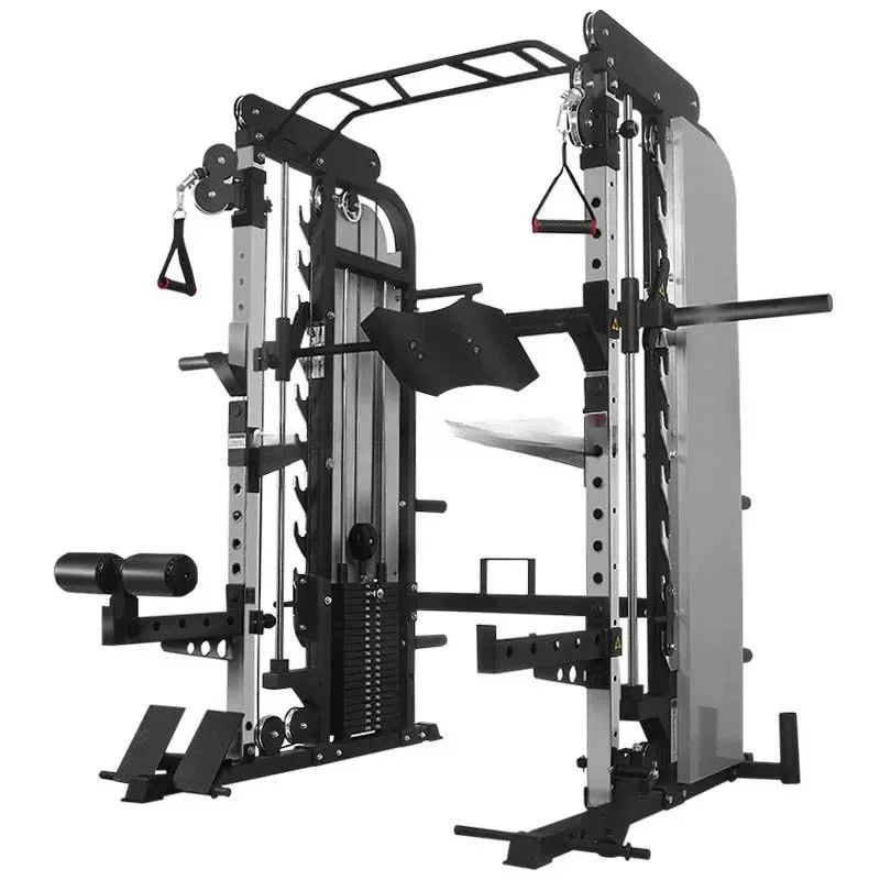 Home Sports Multi-Functional Trainer Smith Machine Squat Rack Crossover Trainer Smith Machine