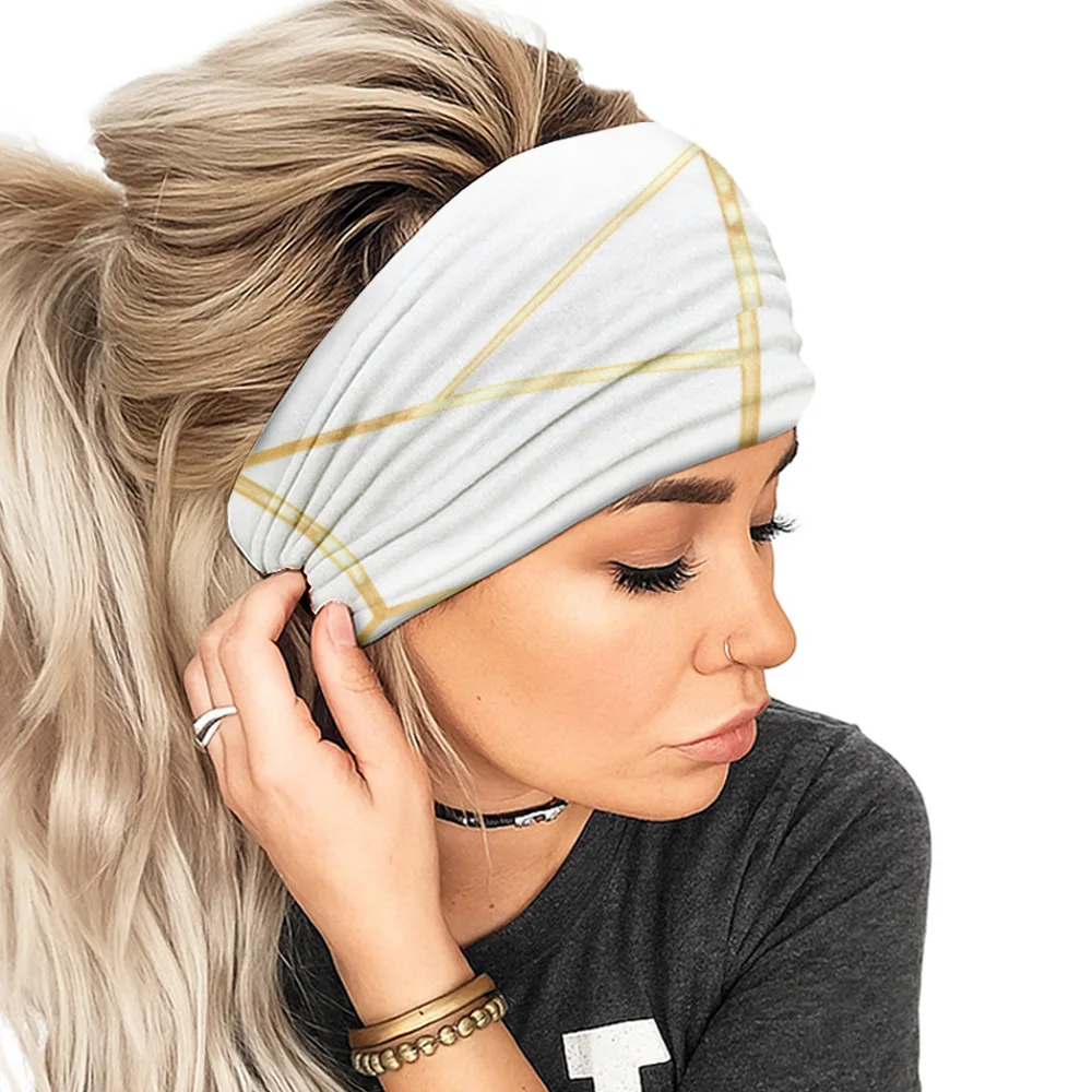 0835 women's lace headband - modern, elegant, and sporty. perfect for yoga, fitness, running, and everyday wear. one piece
