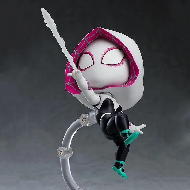 Spider Man Gwen 1228-Dx Q Version Anime Action Figure Pvc Model Doll Ornament Toy Gift Spider-Man: Into The Spider-Verse