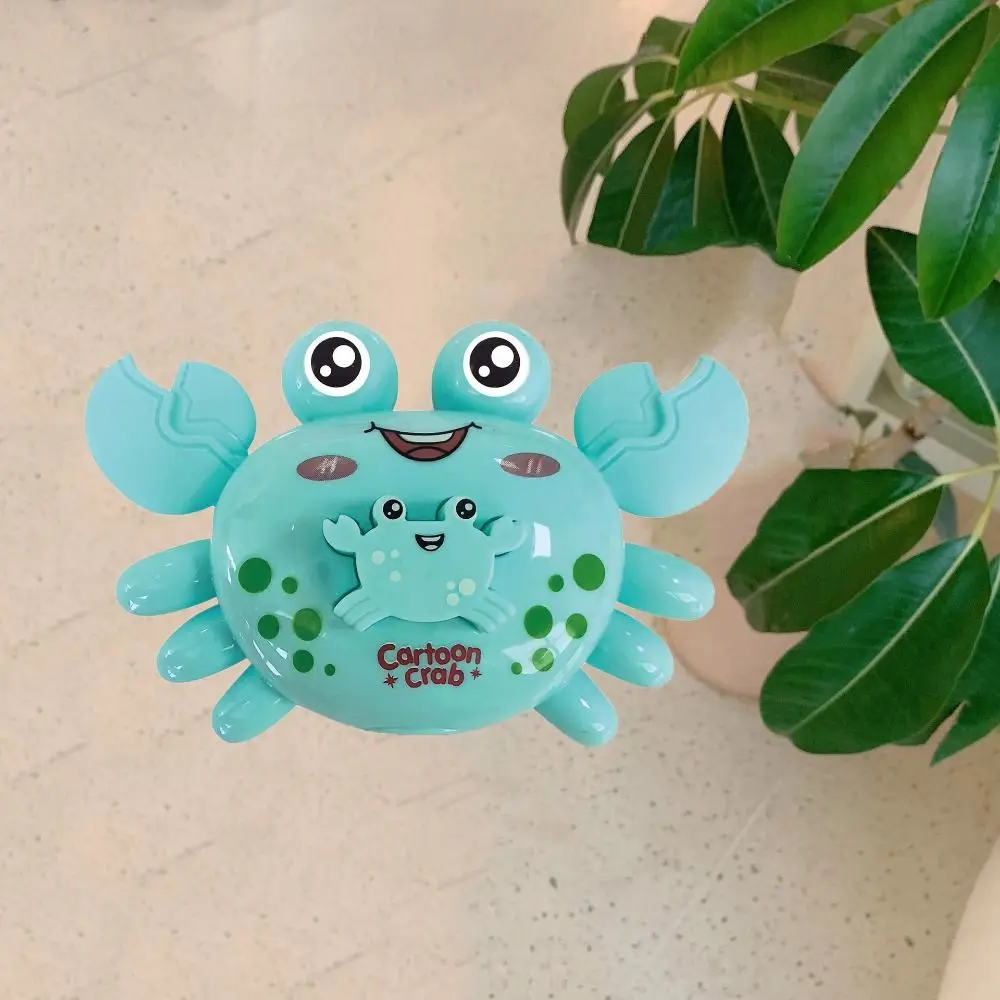 รถรุ่นกด Crawling Clockwork ของเล่นดึงกลับการ์ตูนของเล่นปู Wind Up ความแปลกใหม่ Crawling Crab ของเล่นเด็ก