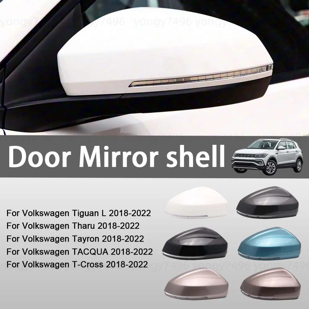 

Cars Accessories Door Mirror shell For Volkswagen Tiguan L Tharu Tayron TACQUA T-Cross 2018-2022 Car Rearview Accessories