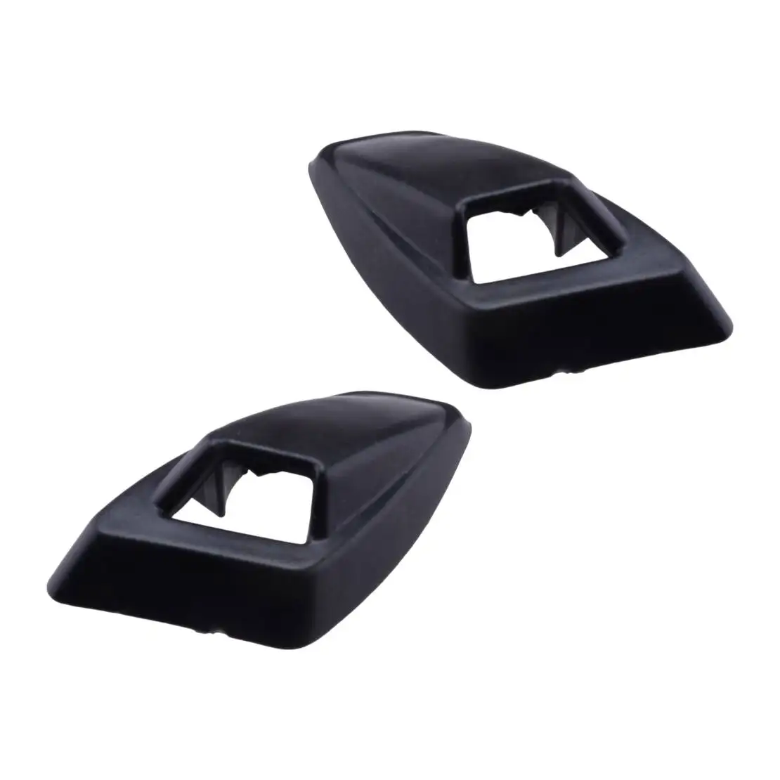 

15272129 15272130 1 Pair Headlight Headlamp Spray Nozzle Cleaning Cover Cap Black Plastic Fit for Cadillac CTS 2008-2009