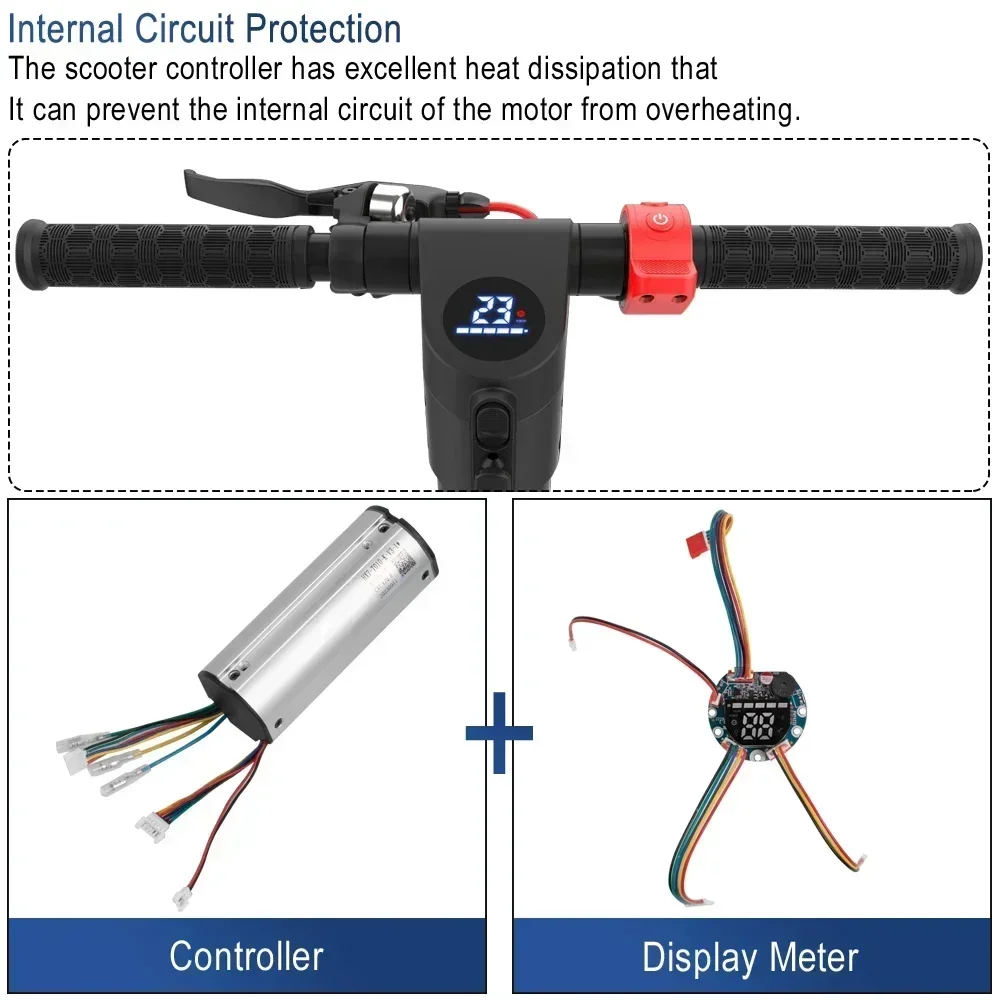 Controller for HX X7 Electric Scooter Circuit Board Motherboard 36V Controller E-Bike Instrument Display Dashboard Accessories