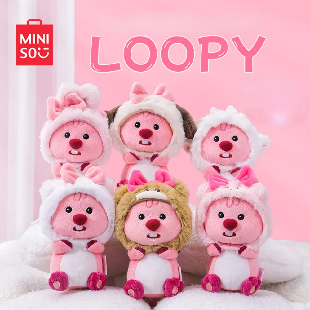 MINISO Zanmang Loopy Series Bow Tie Crossdressing Critter Blind Box Figurine Charms Gift Toys Please Do Not Eat Many Cute Styles