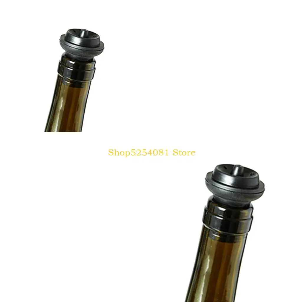 AXYC 5 Pieces Reusable Vacuum Wine Saver Pump Wine Sealed Stopper For Champagne Liquor Vacuum Retain Freshness