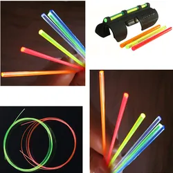 100cm 1mm-1.5-2-3.0mm Optic Fiber Red Green Insert Rod for AEG GBB Bow Archery Slingshot Sight Replaceable Fiber High Visibility