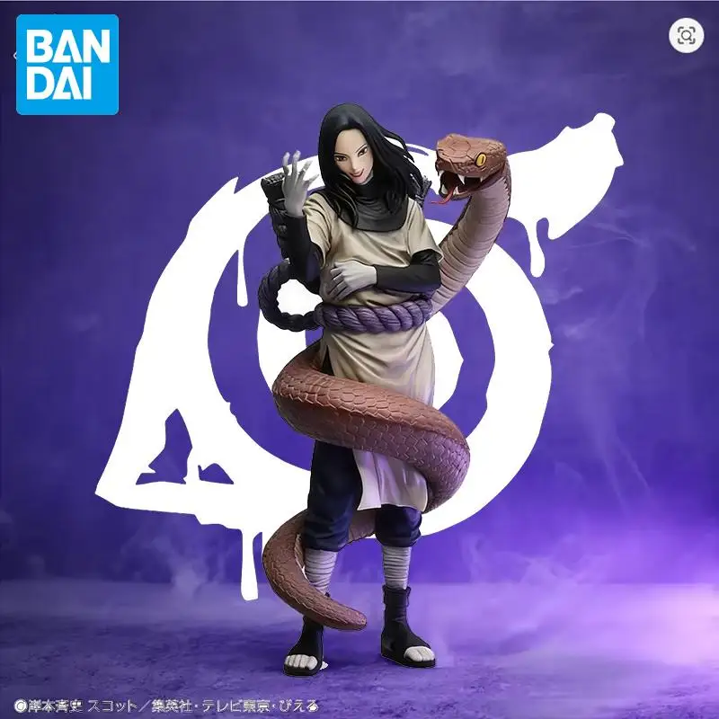 In Stock Bandai Original Naruto Orochimaru Figures Anime Action Models Cartoon Dolls Desktop Toys Ornament Unisex Festival Gifts