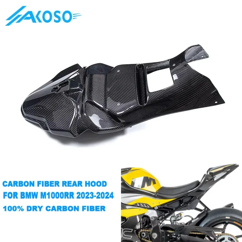 

AKOSO 2023-2024 Carbon Fiber M1000RR Fairings For BMW M1000RR Includes Rear Hood Under Tray Rear Seat Fairing