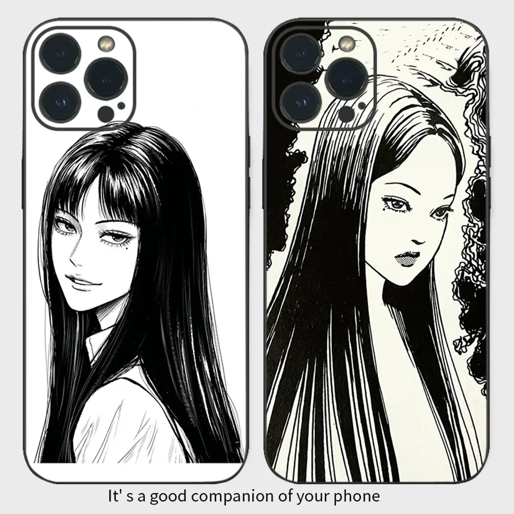 Anime Junji Ito Tomie Phone Case For IPhone16 15 14 13 12 Mini 11 Pro XS Max X XR SE5 6 7 8 Plus Soft Silicone Cover