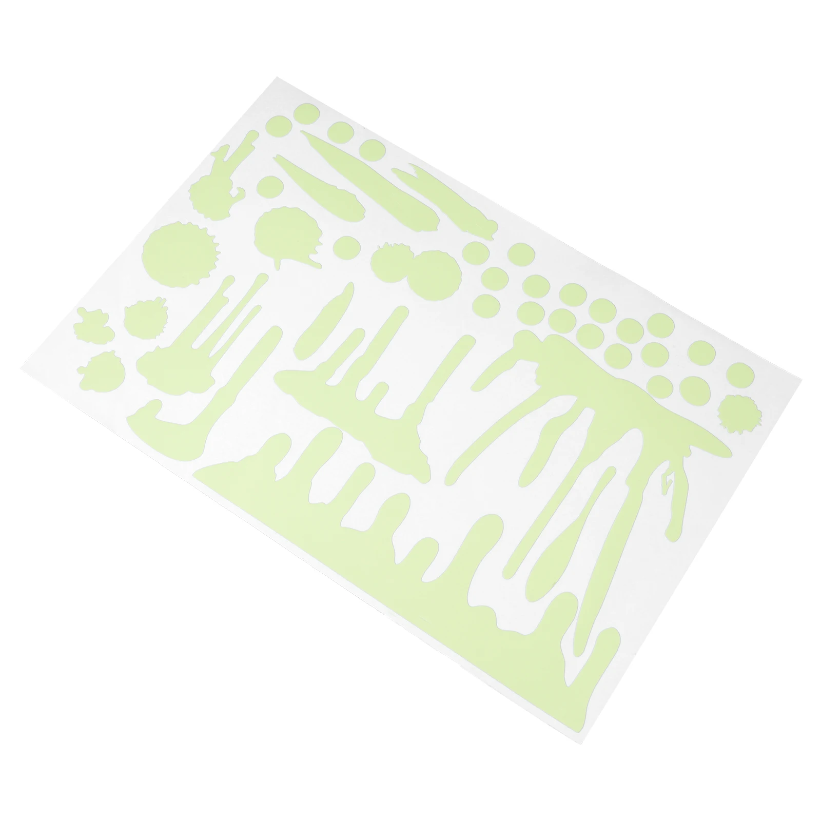 ديكور نافذة الهالوين، تصميم دامي مضيء، ملصق PVC لتزيين حفلات الهالوين، شارات جدارية قابلة للتقشير واللصق #5