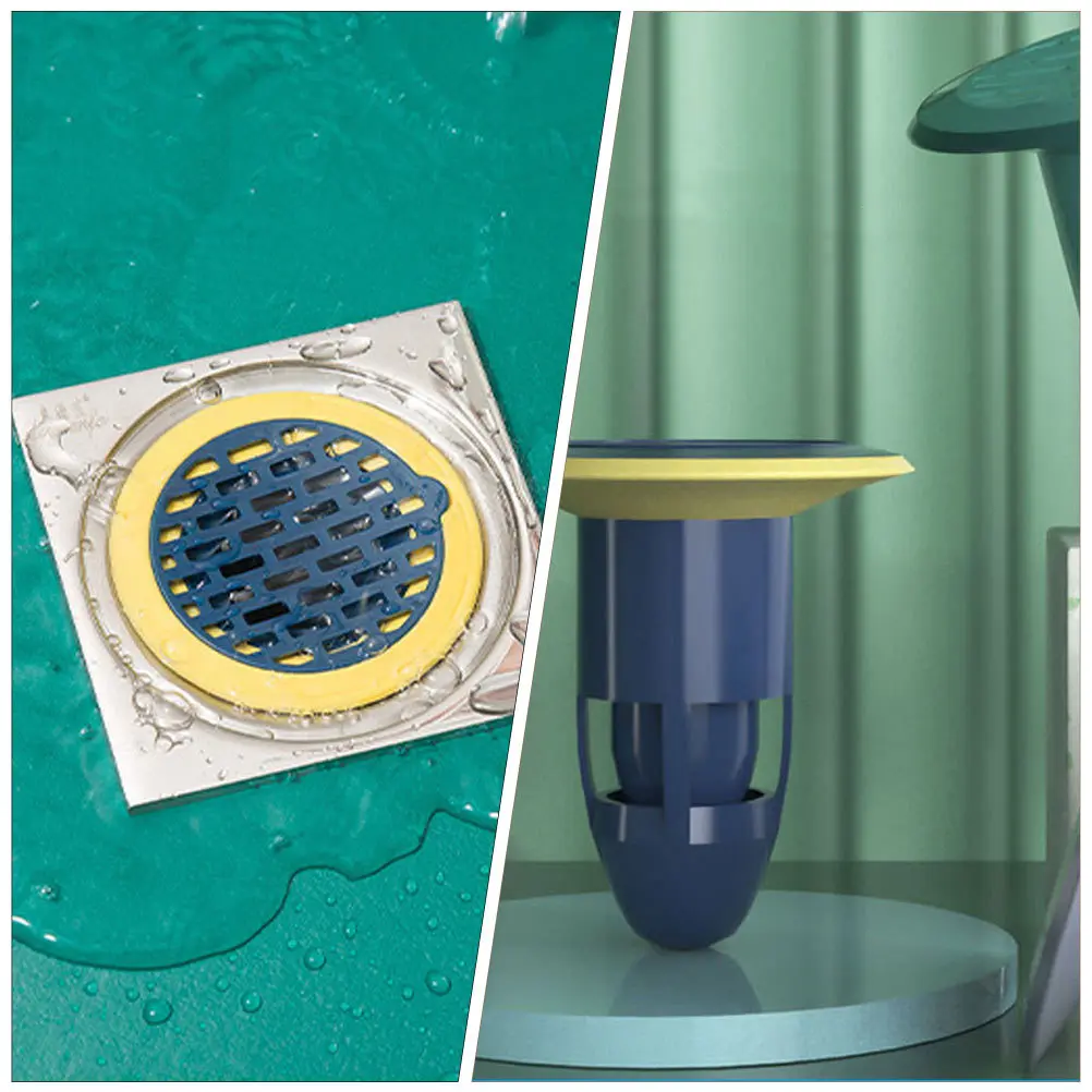 

2pcs Odor-Resistant Floor Drain Core U-Shaped Water Seal Non-Slip Wear-Resistant Anti-Clog For Kitchen Bathroom Shower Toilet
