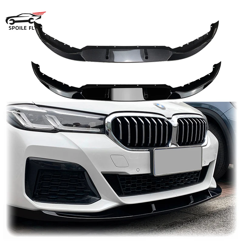 

2021 To Up For Bmw G30 G31 5 Series 520i 520d 530i 530d M550i Lci M Sport Style Front Bumper Lip Spoiler Splitter Diffuser ABS