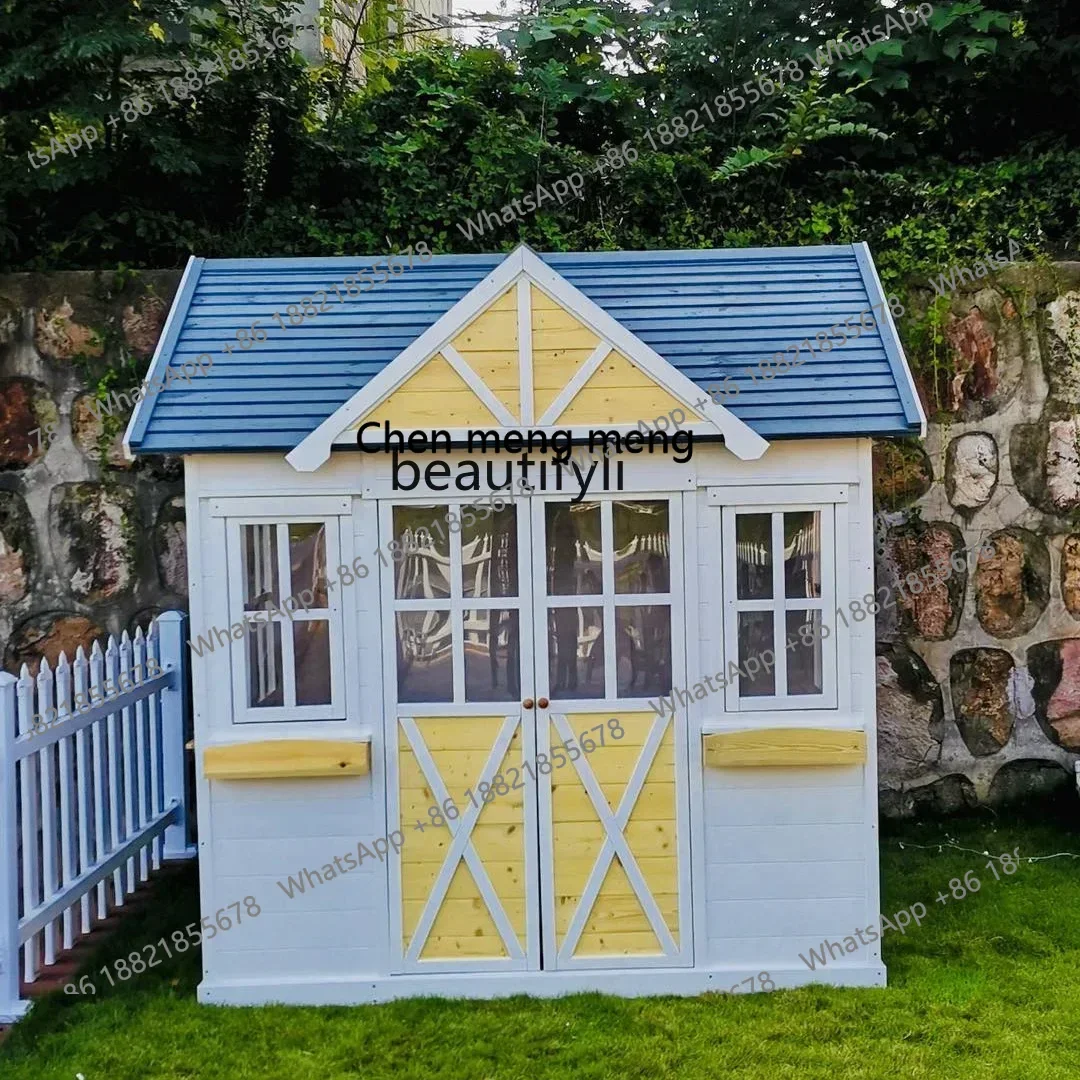 D178  Preservative log cabin, log cabin outdoor assembly garden, homestay log cabin, toy room