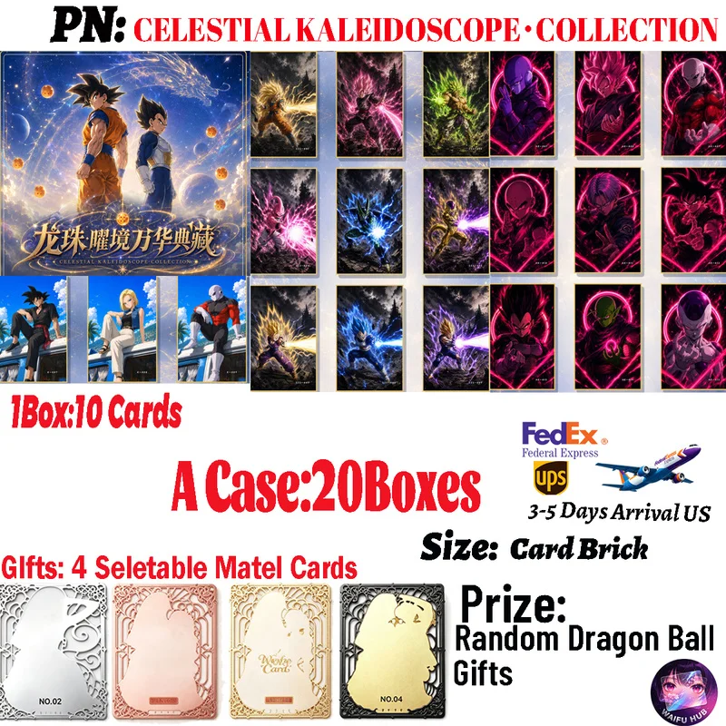Dragon Ball Japanese Anime Collectible Card Acrylic Card Brick Vegeta  Android 18 Bulma Character Trendy Birthday Party Gifts