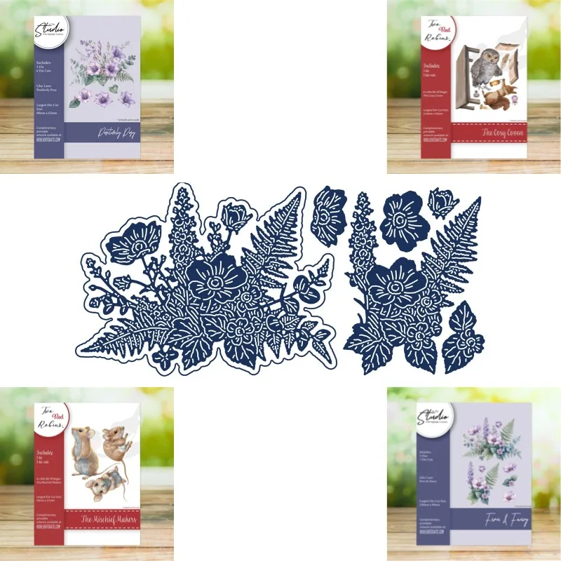Long Table the Owl and the Squirrel Holding a Lantern Metal Cutting Dies Slimline Essentials Scrap Booking Card Stencil Cut Die