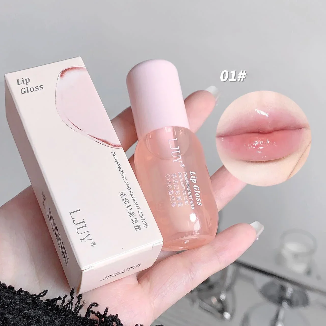 Kristall gelee Lippen öl feuchtigkeit spendend pralle Lippen Mantel für Lippenstift Lip gloss getönte klare Lippen praller Serum Lippen Pflege Frucht Lippen balsam