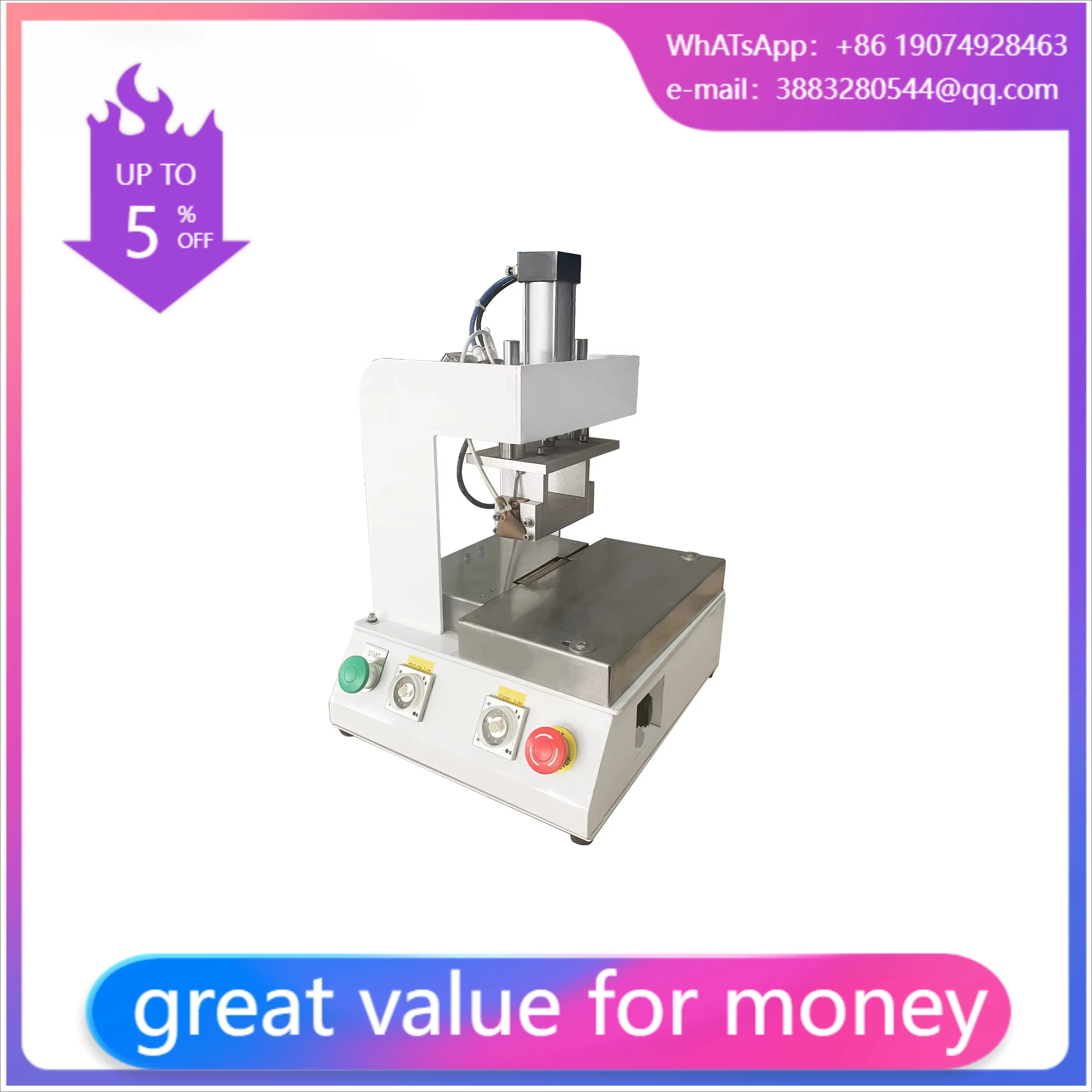 

Small Easy Operating Hem Pocket Edge Welding Machine Hot Sell Blind Fabric Vertical Blind Welding Ultrasonic Impulse Welding