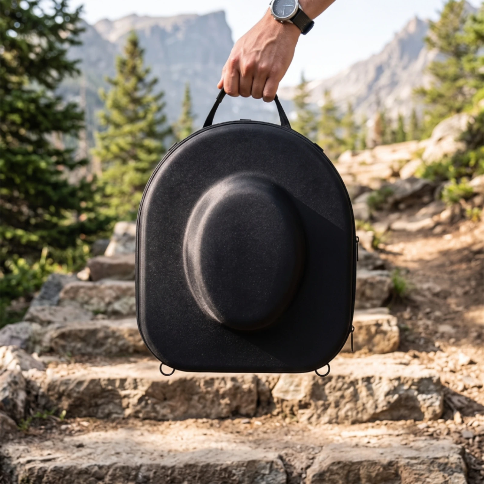 Cowboy Hat Case Protective Hat Storage Case Long-Lasting Lightweight for Cowboys, Road Trips, Flights