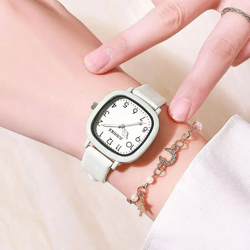 Часы наручные женские кварцевые с силиконовым ремешком, Модные Простые повседневные, подарок оригинального бренда
