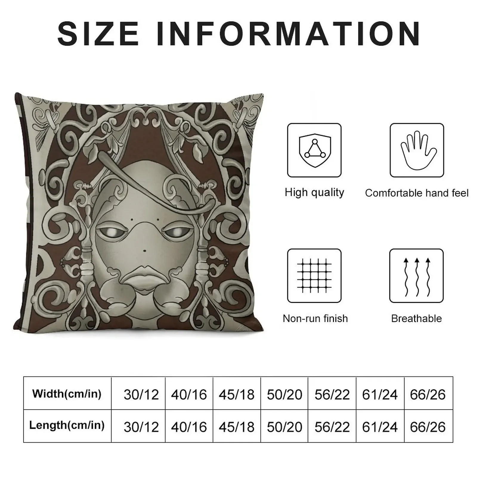 Grimoire Weiss Throw Pillow Sofa Cushions Covers Rectangular Cushion Cover pillow