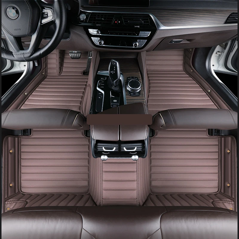 

Leather Car Floor Mats For Renault Zoe E-Tech Electric 2012~2022 5seat Anti-dirt Car Carpet Floor Mat Car Accessories Interior