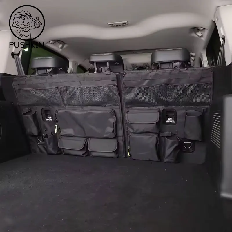 For Haval H9 NEW H9 Pro 2024 2025 2026 Oxford Leather Rear Seat Back Storage Hanging side window Storage bag Accessories