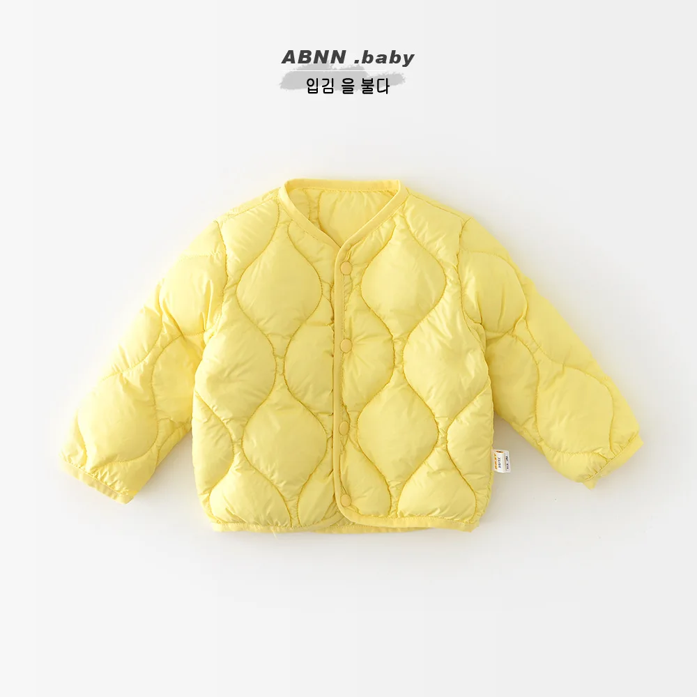2025 شتاء جديد طفل أسفل سترة الرضع الفتيان معطف دافئ الأبيض بطة أسفل الفتيات وسادة مبطنة زائد المخملية سميكة طفل الملابس #5