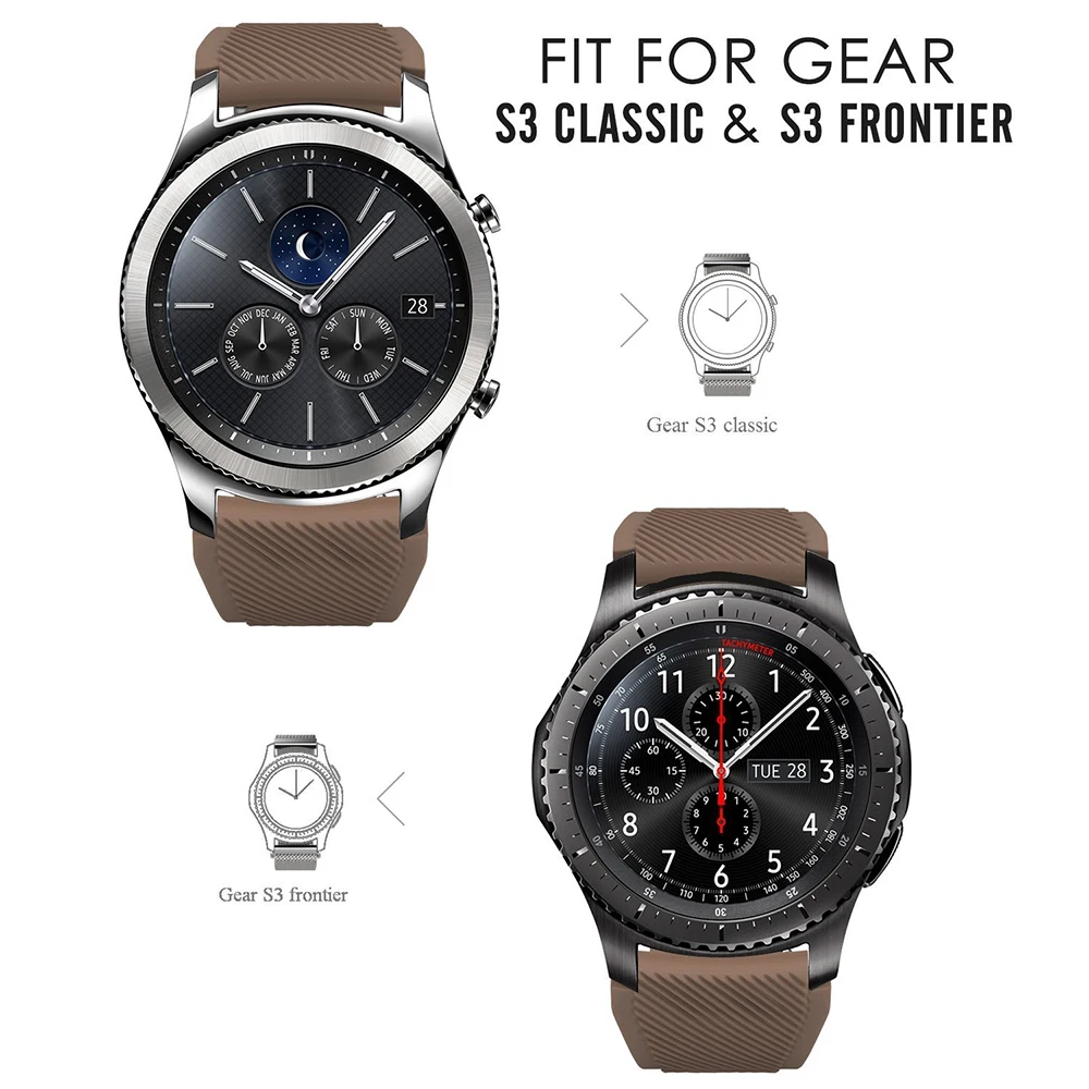 Мягкий силиконовый ремешок 22 мм 20 мм для Samsung Watch 3 45 мм Gear S3 Huawei Watch GT5 46 мм, удобный ремешок для часов Amazfit GTR