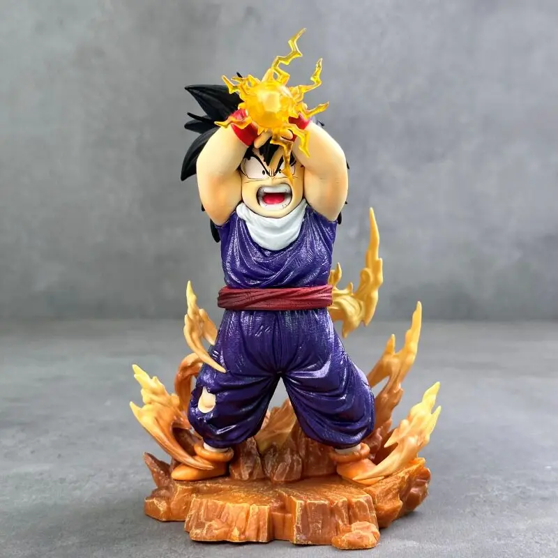 

Dragon Ball Demon Shining Fury Sun Wufan Electroplating Color Full Coating Xiao Wufan Handmade Statue Model Ornament