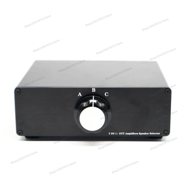 For Home HiFi Audio Amplifier/Speaker Audio Selector Plug-free 1-in-3-out/3-in-1out