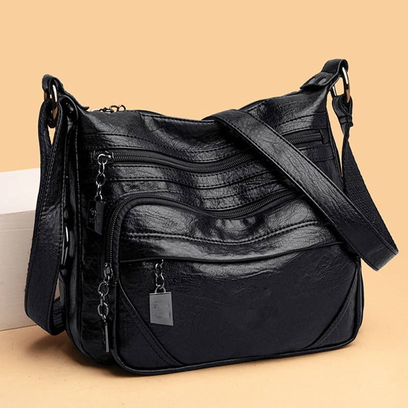 

Women's Bag New Mom's Bag Large Capacity Single Shoulder Crossbody Bag Fashionable and Atmospheric Middle aged Women's Bag