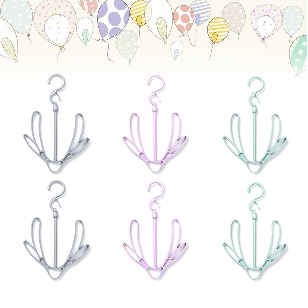 

6pcs Windproof Shoe Rack Hangers Wall-mounted Drying Racks Organizer for Shoes Scarf Tie Compact Space Saving Plastic