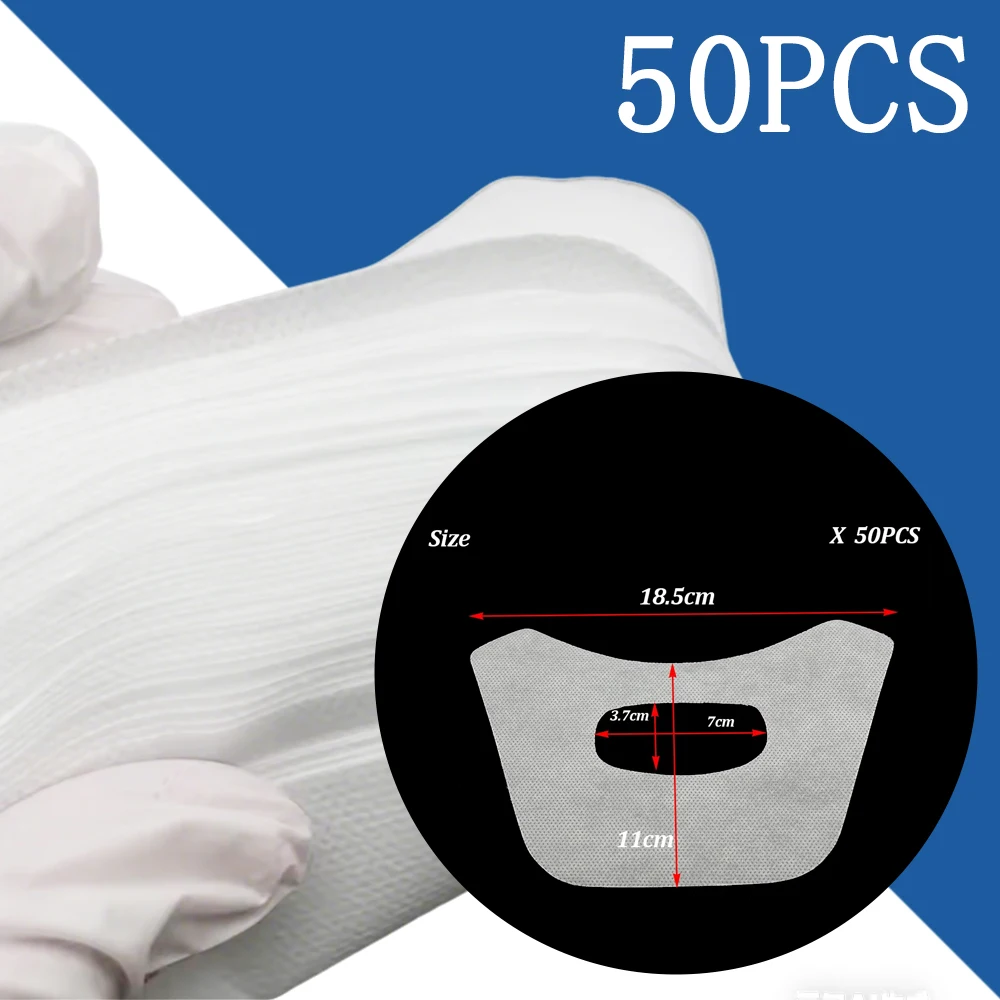 

50Pcs Teeth Whitening Face Gauze Dental Oral Cavity Cotton Cloth Towel Dental Face Mask Mouth Mask Dental Cloth Saliva Pad