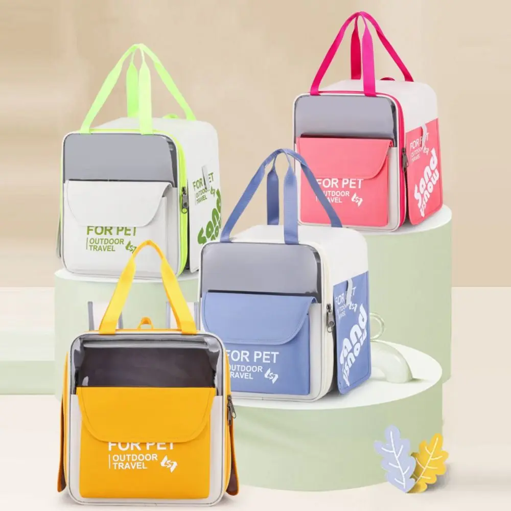 

High Quality Breathable Cat Carrier Bag Transparent Window Large Space Cat Backpack Portable Pet Carrying Bag