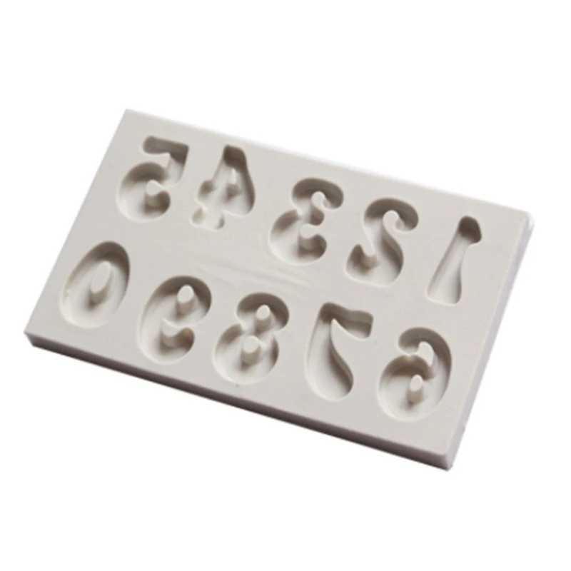 Numbers Molds Letters Silicone Mold 3D Fondant Mold Cakes Decorating Tools DIY Kitchen Bakeware High Quality Safety Molds