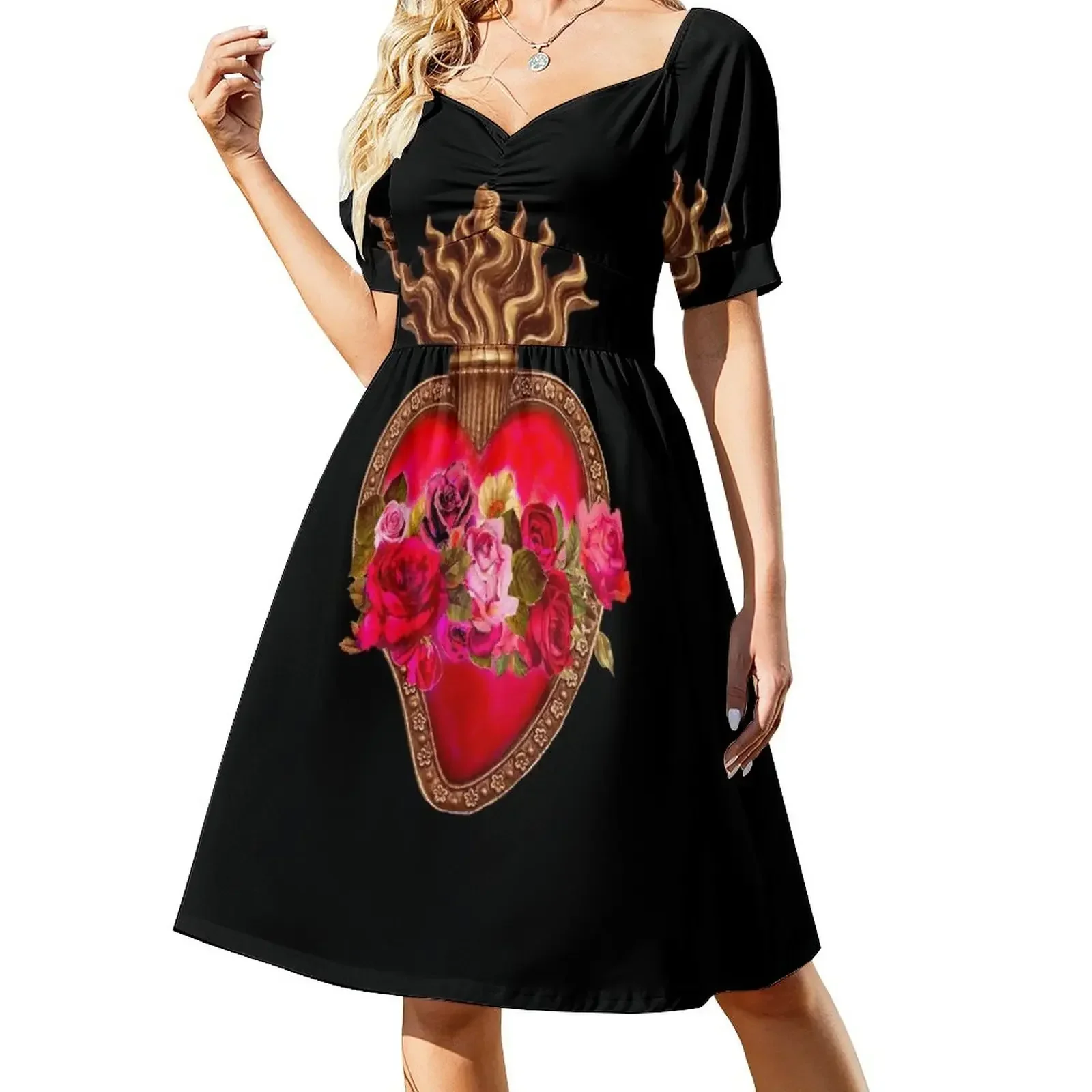 

Red Immaculate Heart - Sacred Heart Sleeveless Dress Evening dresses clothing women summer 2025 Dress