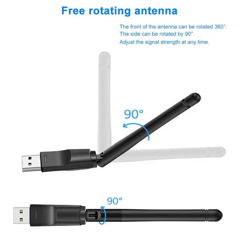 Adaptador USB WiFi para Freesat, 150 Mbps, DVB, S2, DVB, T2, Set Top Box, Alta Velocidade, Receptor Ethernet, V7S, V8 Super