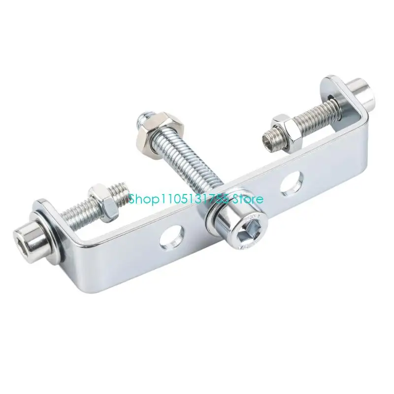 K0EF Bikes Rear Rack Mount Plate Hardware with Metal U Shaped Bracket for Cargo Rack Install, Repair Work, Frame Use, and Carry