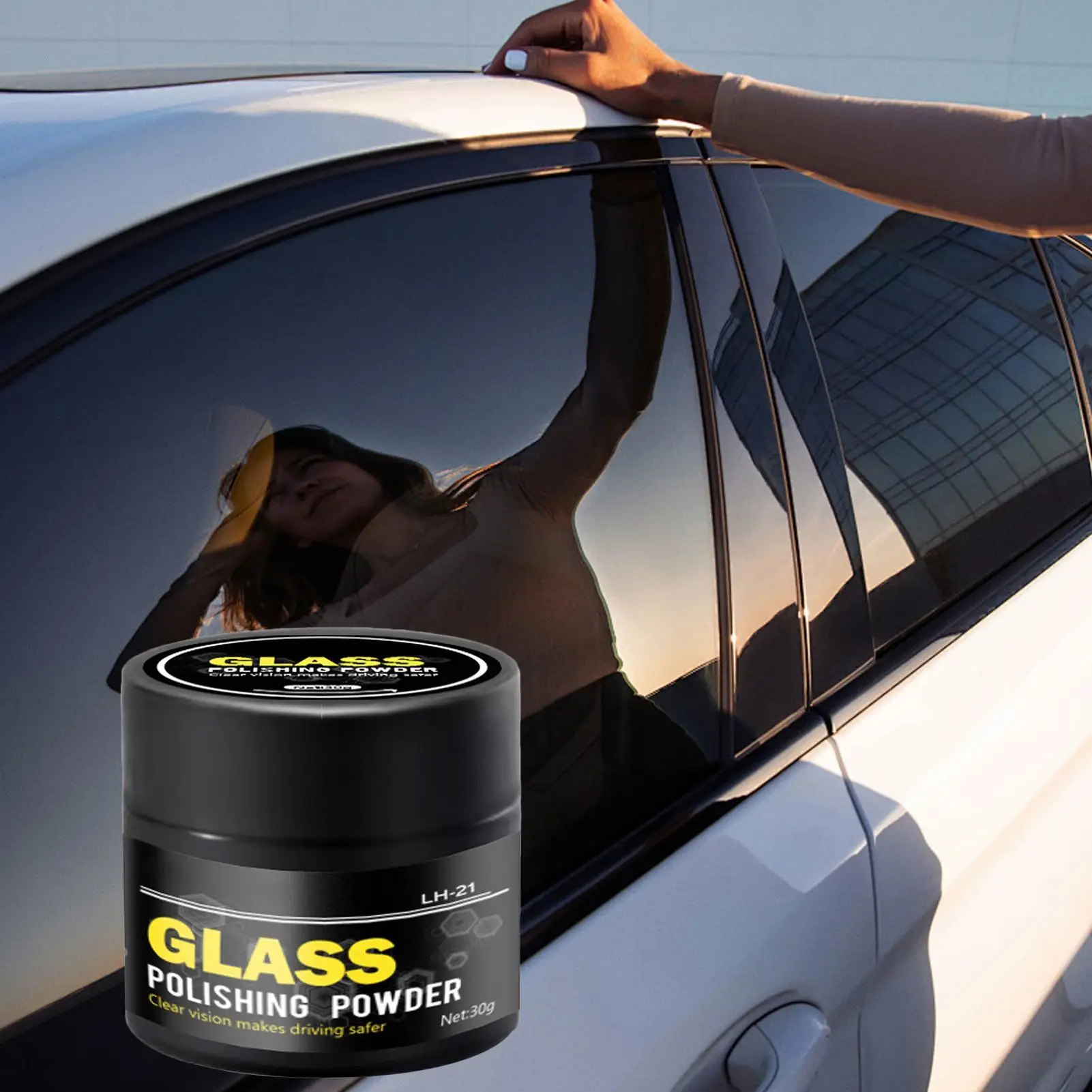 Cerium Oxide Powder For Glass Polishing Car Window And Mirror Repair Kit Car Scratch Compound Glass Oil Film Cleaner