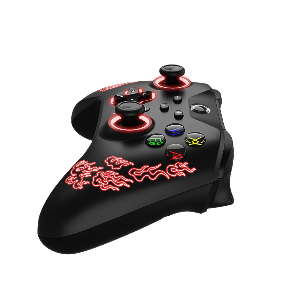 لوحة ألعاب لاسلكية مع ضوء RGB ، أسود ، أسطورة ووكونغ ، لاسلكي ، سلكي ، وحدة تحكم الألعاب للأندرويد ، البخار ، التبديل