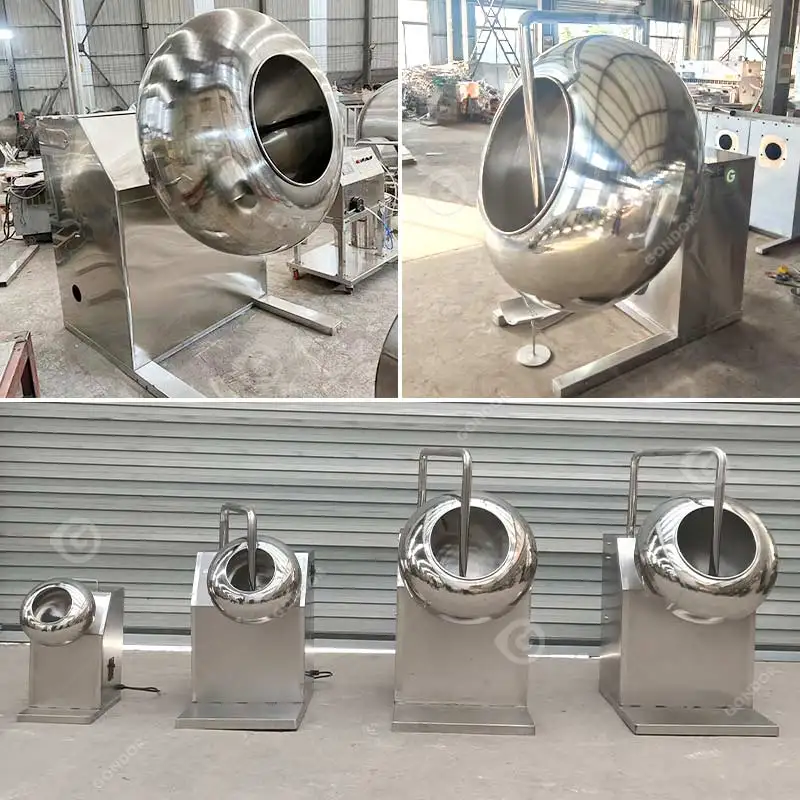 اللوز الغذاء طبل غائر الحلوى الصغيرة الصغيرة الجوز التمور الشوكولاته السكر عموم آلة طلاء الفول السوداني للبيع