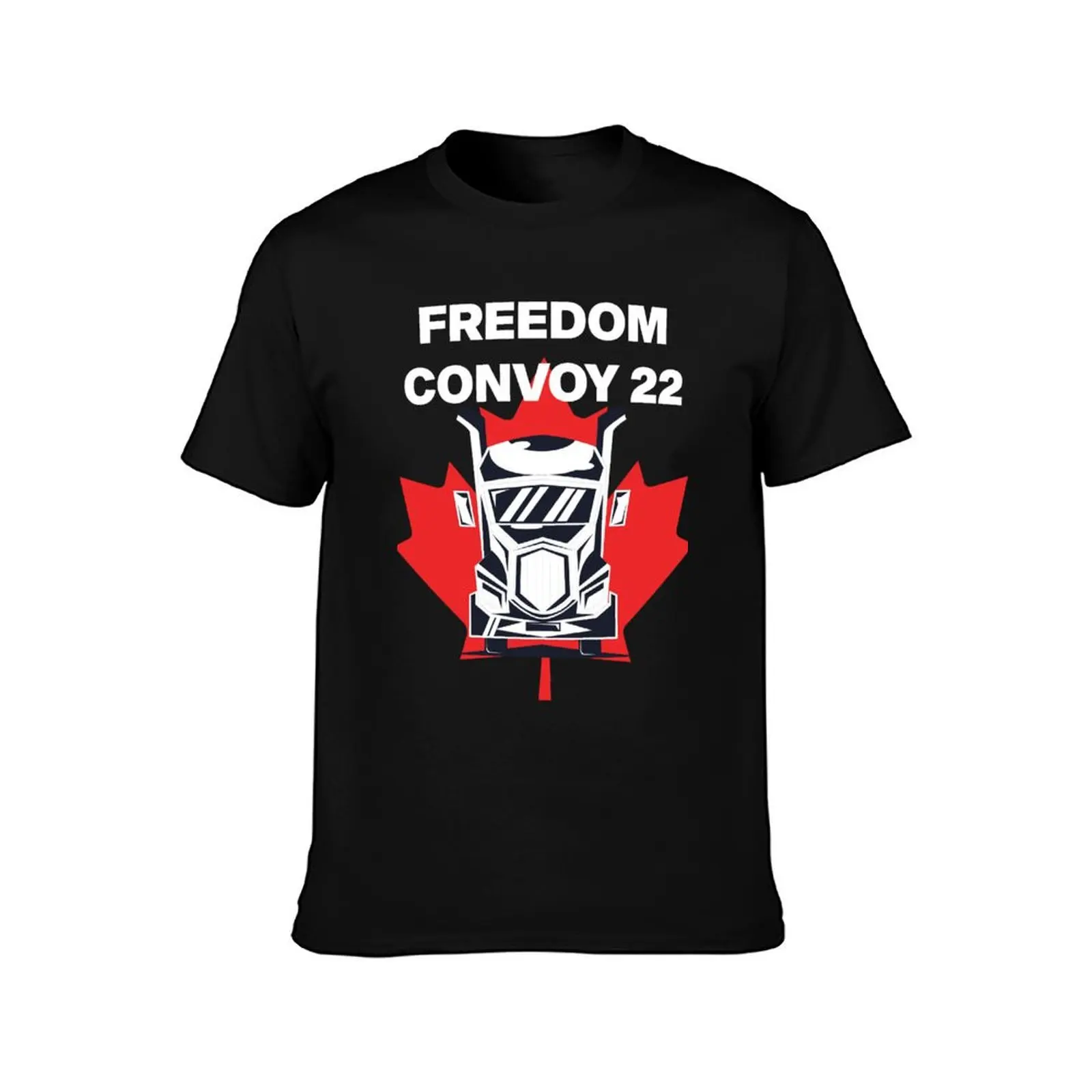 Canada Freedom Convoy 2022 Canadian Truckers T-Shirt Summer Casual Cotton Tee Oversized Streetwear Tops Vintage Graphic Print