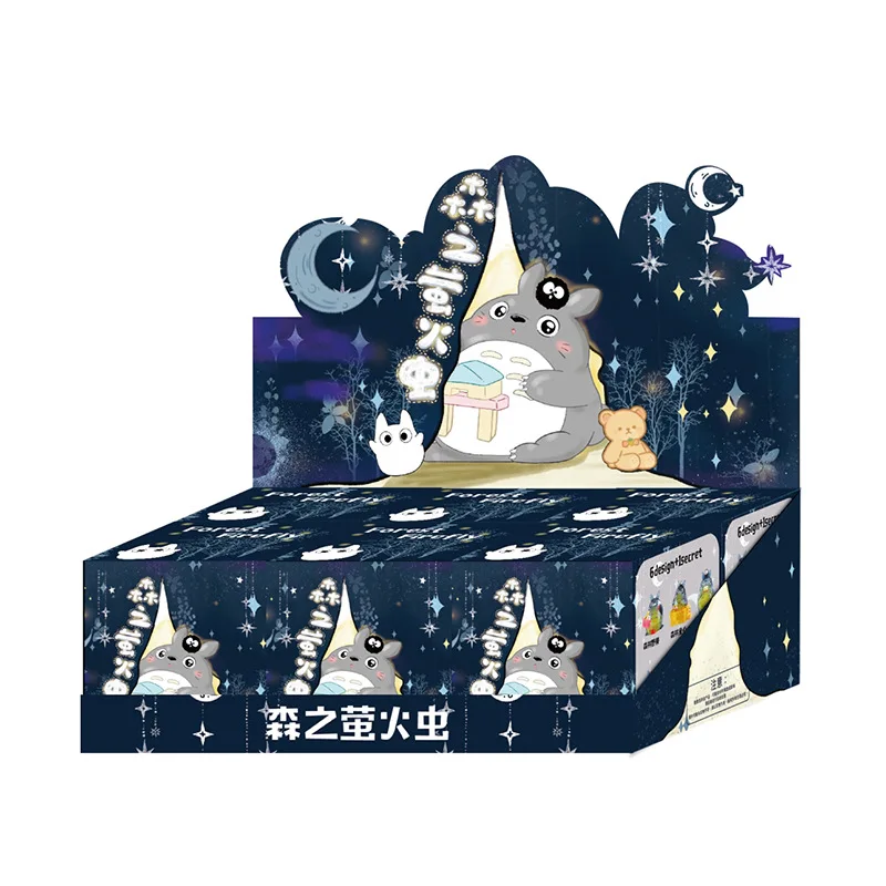 Hayao Miyazaki Anime dongeng versi hutan Firefly Anime 2025 baru kotak buta Figurine Aksesori perifer hadiah anak-anak