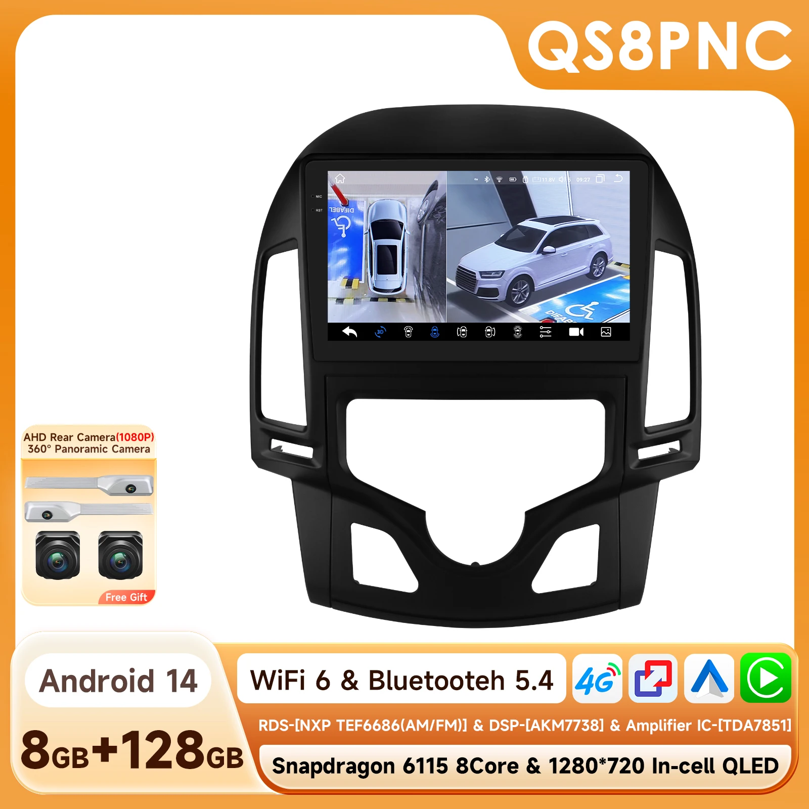 Hizpo Auto Intelligente Systemen Voor Hyundai I30 AT MT 2006-2011 Android Auto Radio Stereo GPS Navigatie Carplay Geen 2din DVD RDS