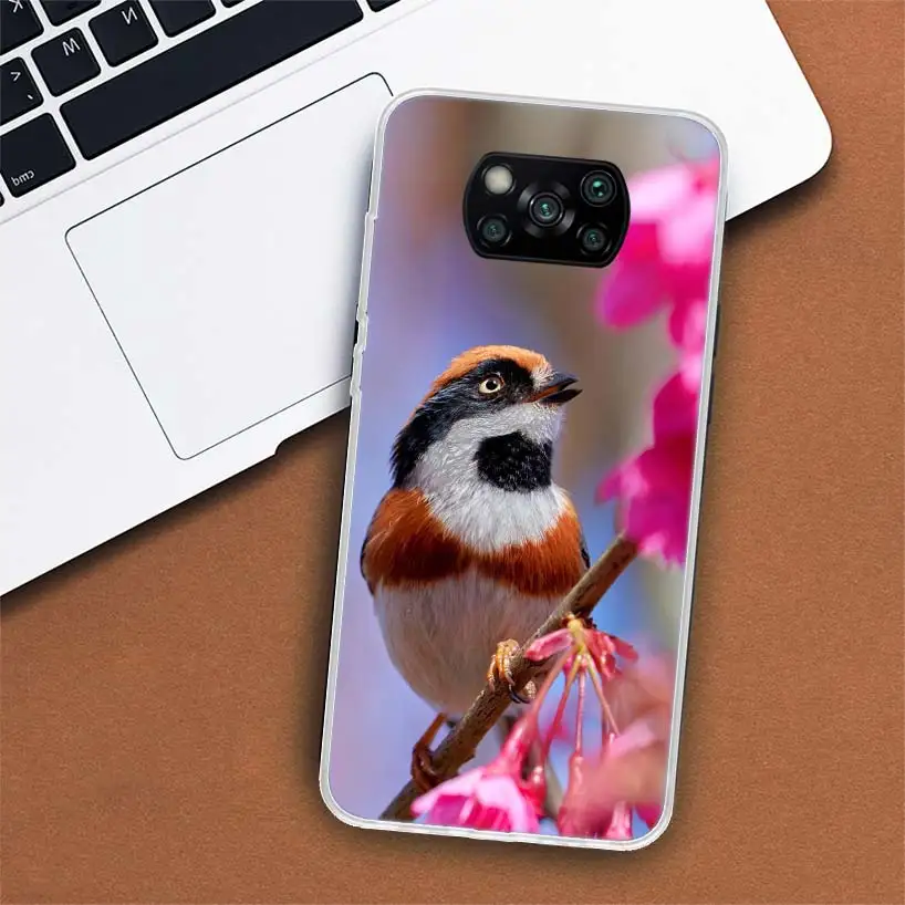 Magpie bird Phone Case For Xiaomi Mi 11 Lite 11i 12X 12 9 8 12T 11T 10T 9T Pro 10 5X 6X Ultra 5G Cover Coque Capa